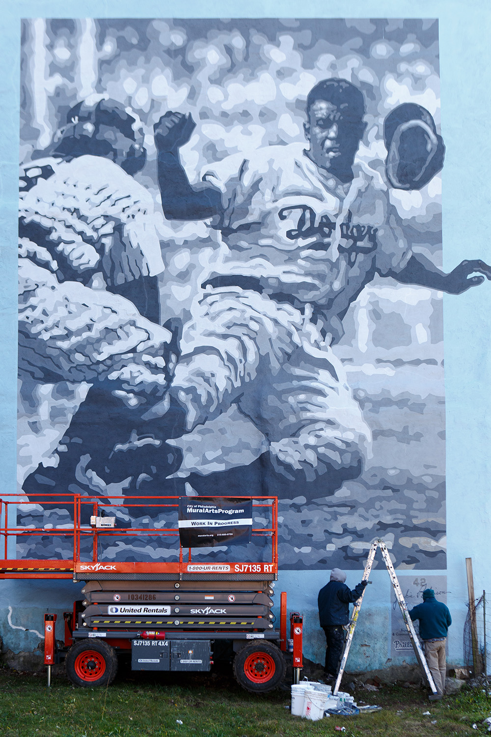 Jackie Robinson - Mural Arts Philadelphia Mural Arts Philadelphia